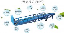 8-10T移动式登车桥/液压装卸平台/叉车集装厢卸货